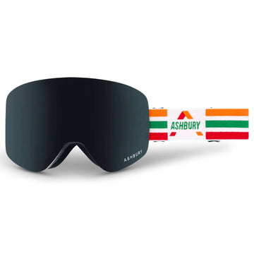 2022 Ashbury Sonic Haze Snow Goggle with a Dark Smoke Lens and a Yellow Spare Lens