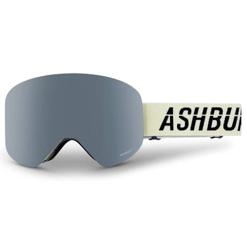 2022 Ashbury Hornet Fazer Snow Goggle with a Silver Mirror Lens and a Yellow Spare Lens