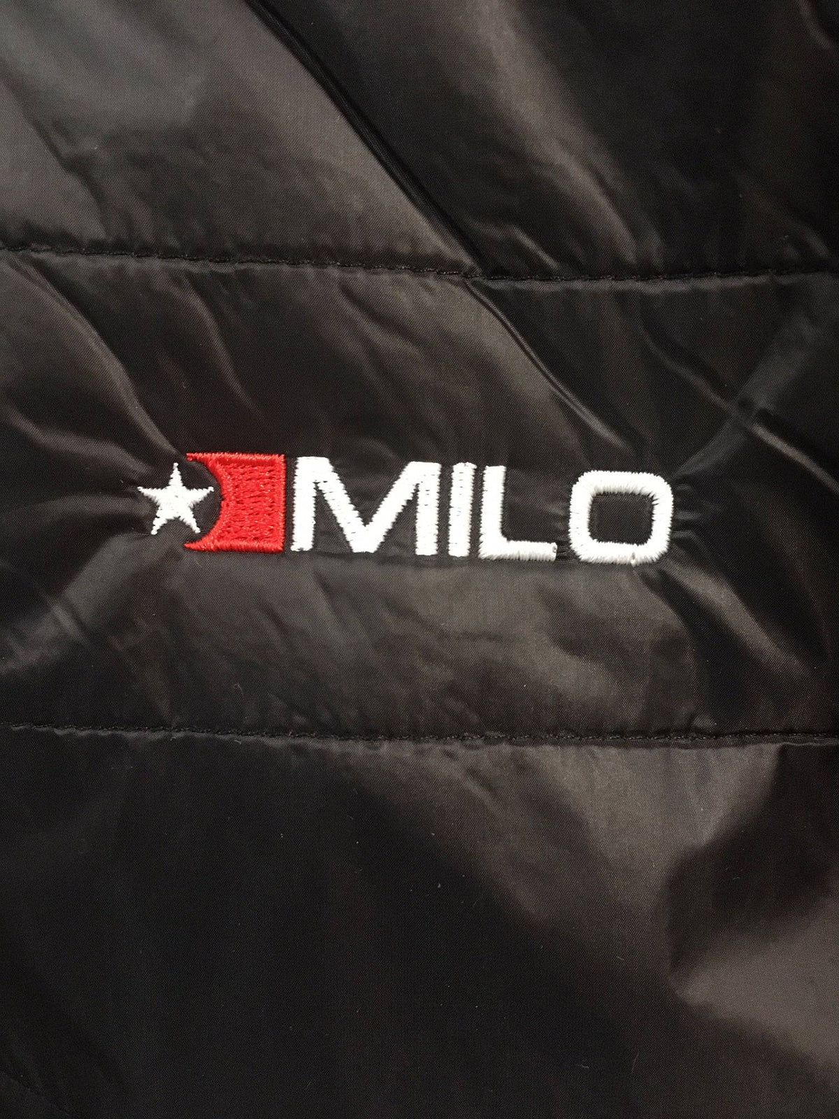 Milosport Hyper Puff Flag Insulator Vest in Black