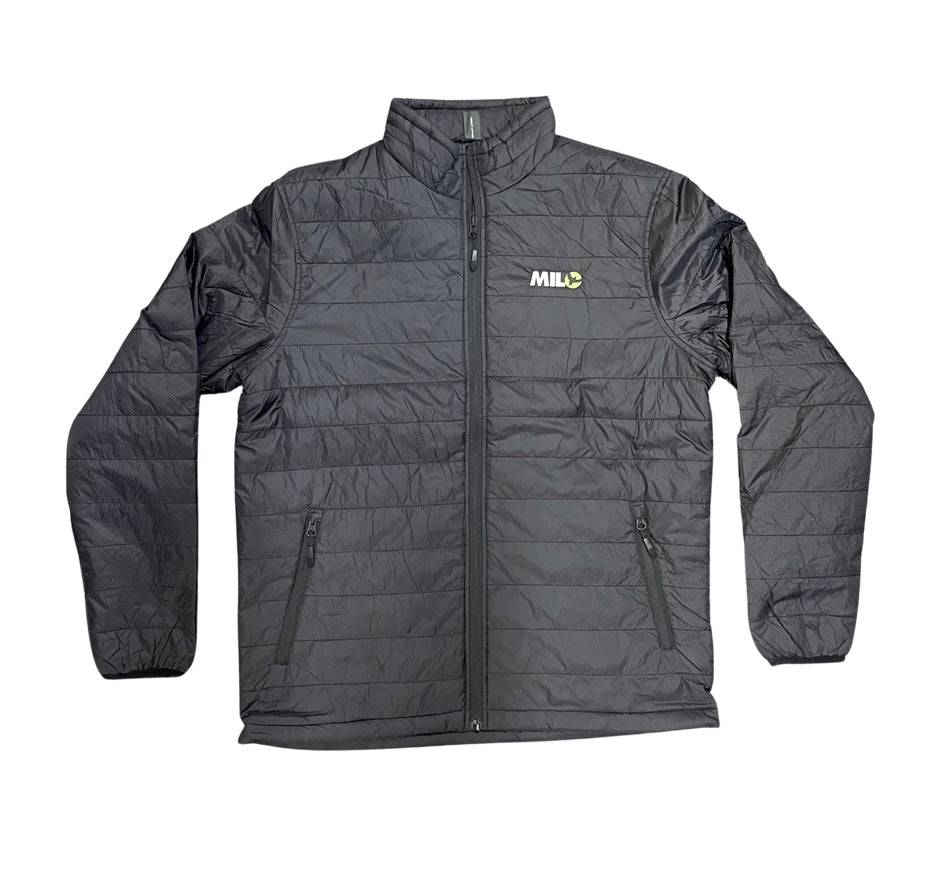 Milosport Hyper Puff Bird Logo Insulator Jacket in Black - M I L O S P O R T