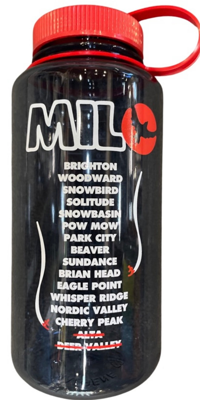 Milosport x Nalgene Snowboard Utah Water Bottle