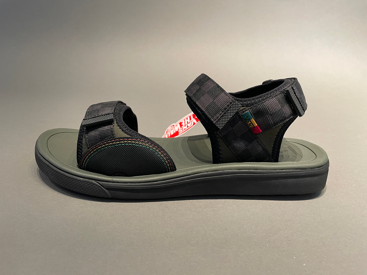 Vans Ultrarange Tri-Lock Sandal in  Forrest Night and Black - M I L O S P O R T