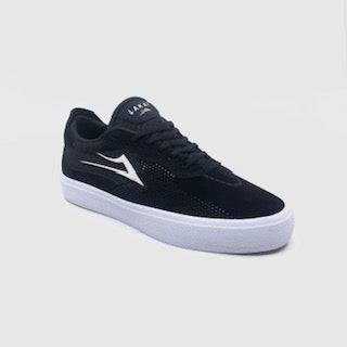 Lakai Essex Skate Shoe in Black Suede