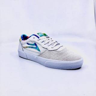 Lakai Cambridge Skate Shoe in White Tie Dye