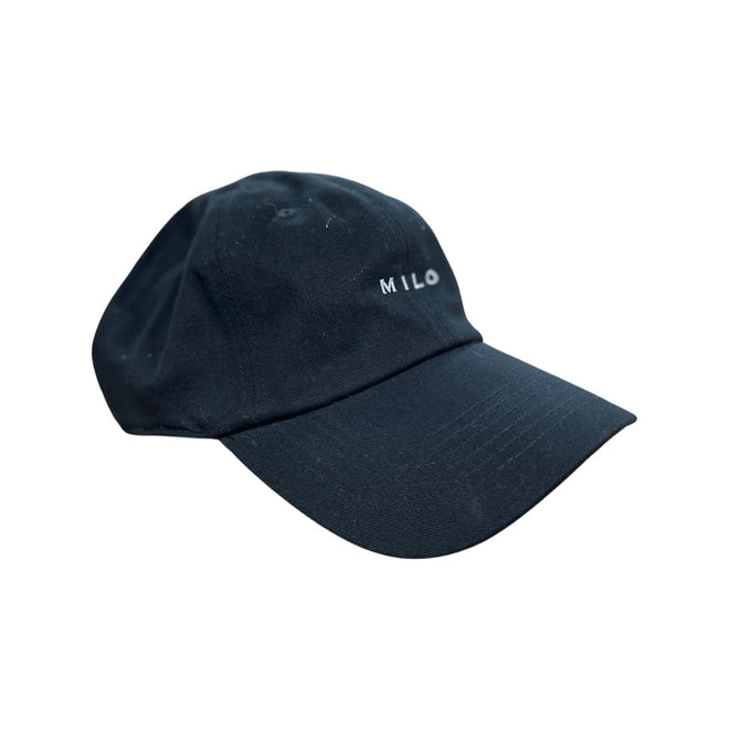 Milo Dad Hat Mini Logo in Black - M I L O S P O R T