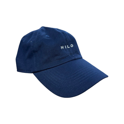 Milo Dad Hat Mini Logo in Navy - M I L O S P O R T