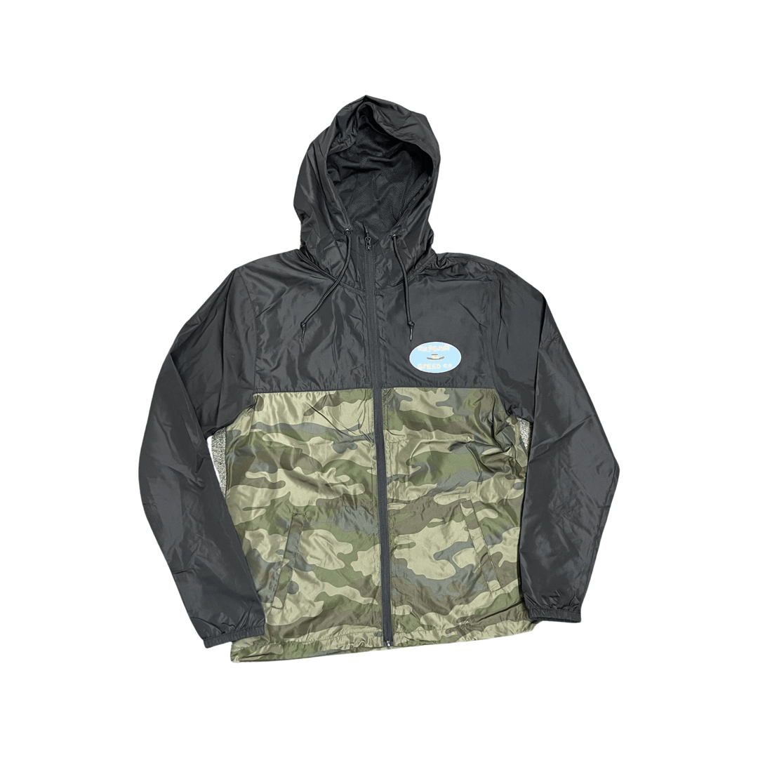 Milosport Skate Co Logo Windbreaker Camo and Black - M I L O S P O R T