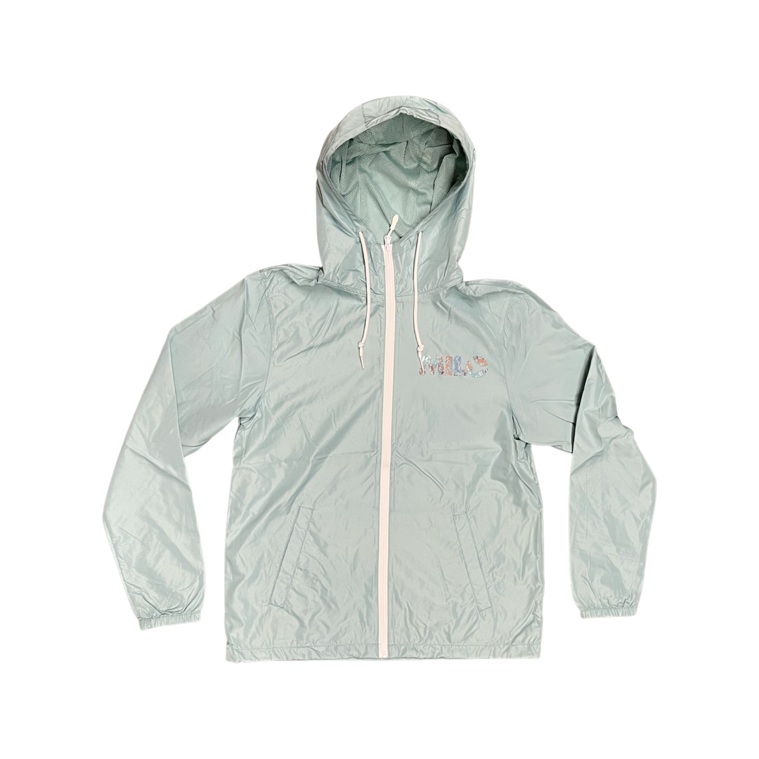 Milosport Piper Logo Windbreaker Aqua - M I L O S P O R T