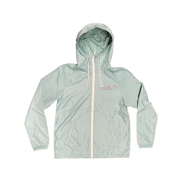 Milosport Piper Logo Windbreaker Aqua