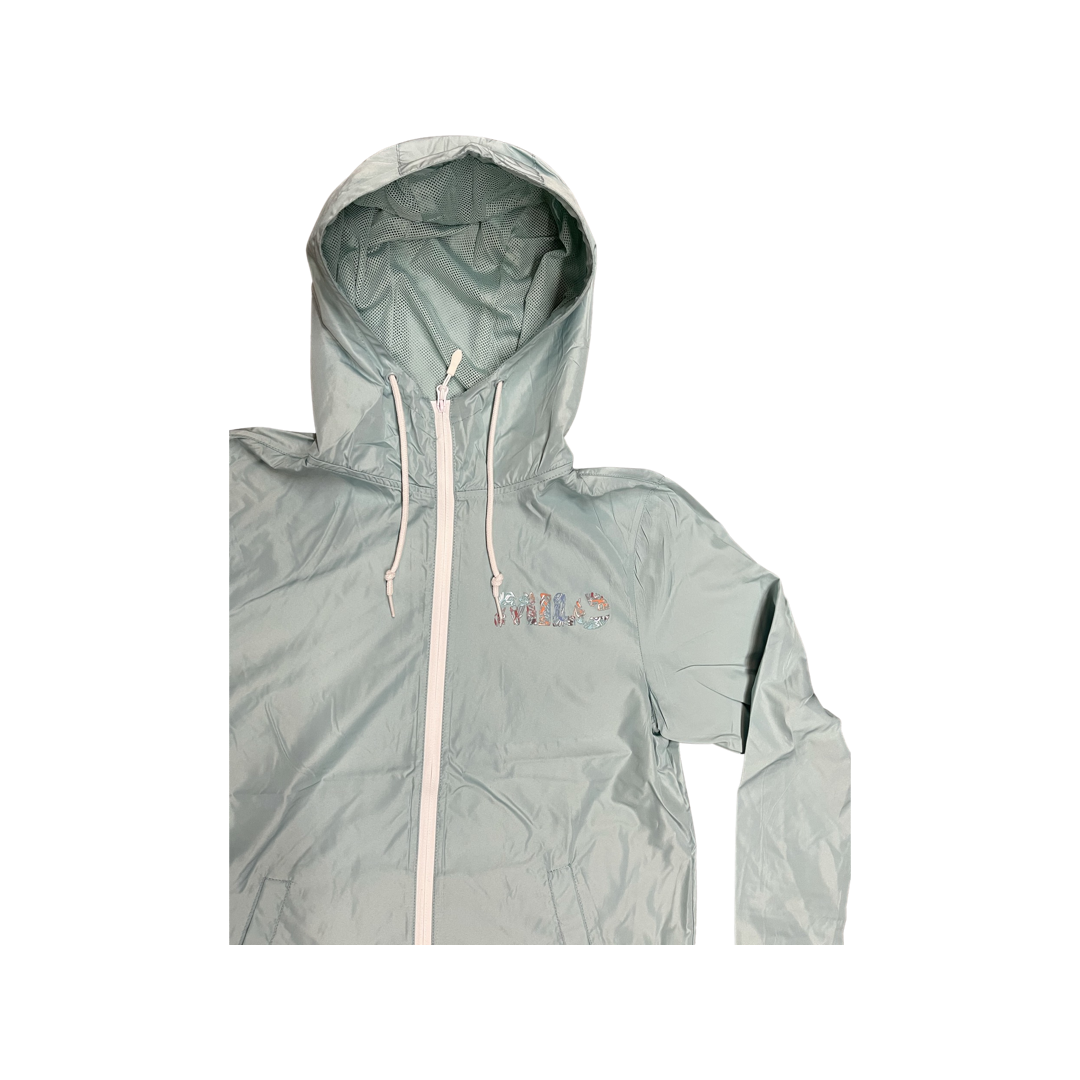 Milosport Piper Logo Windbreaker Aqua - M I L O S P O R T