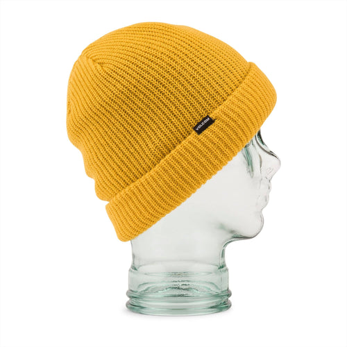 2022 Volcom Sweep Lined Beanie in Resin Gold - M I L O S P O R T