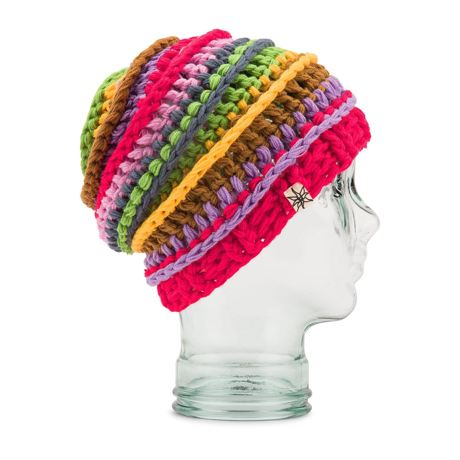 Volcom Rav Crochet Beanie in Red 2023