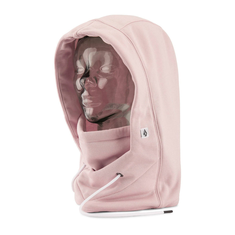 2022 Volcom Womens Dang Polartec Hood in Hazey Pink