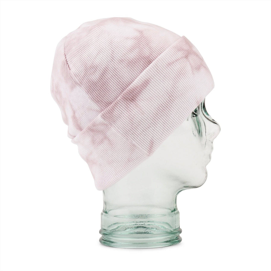 2022 Volcom Womens Tie-Dye Beanie in Hazey Pink