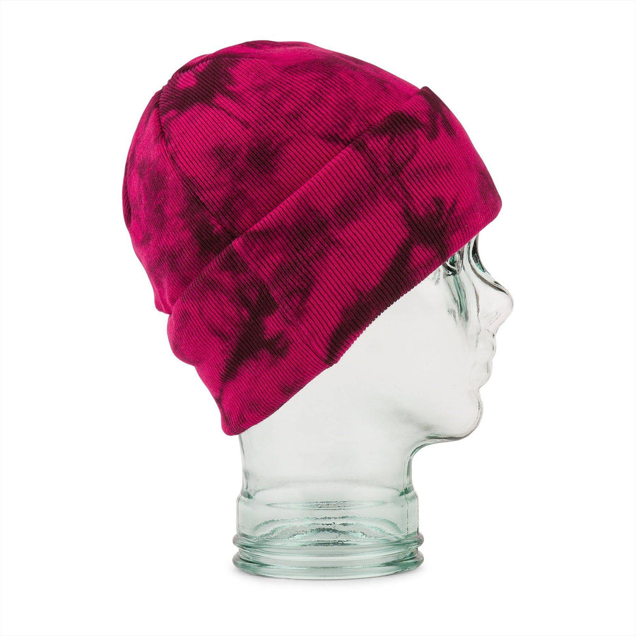 2022 Volcom Womens Tie-Dye Beanie in Merlot