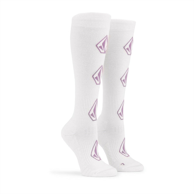 2022 Volcom Womens Sherwood Snow Sock in White - M I L O S P O R T