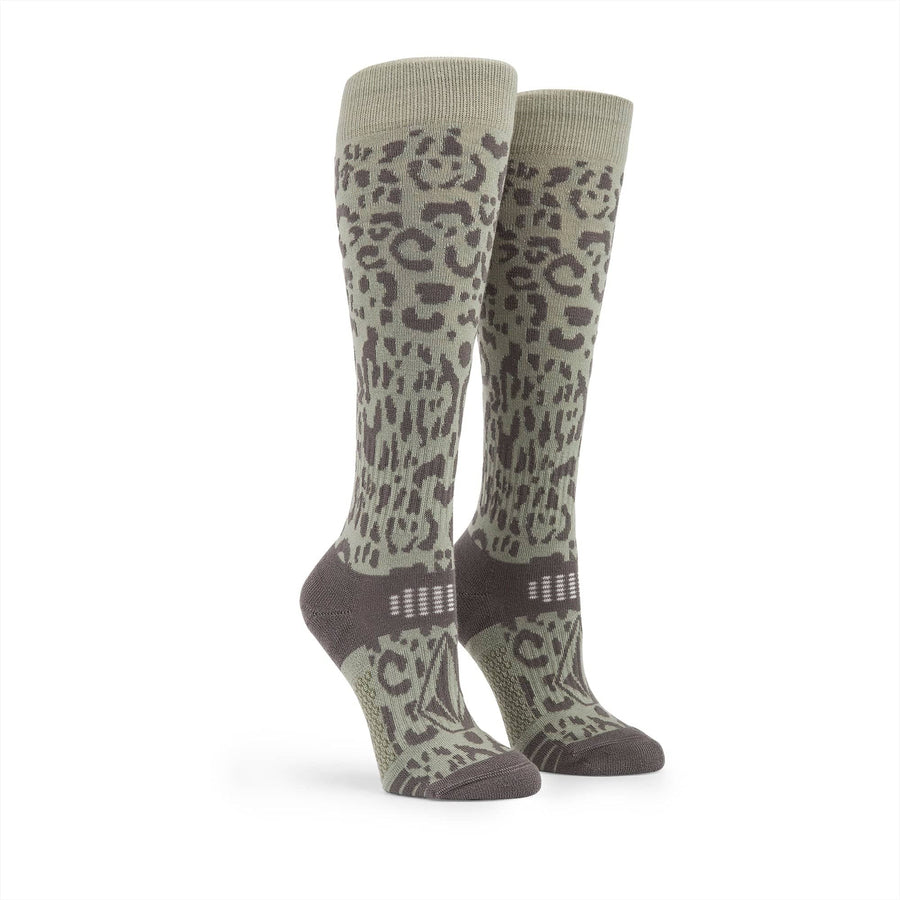 2022 Volcom Womens Ttt Snow Sock in Dark Grey