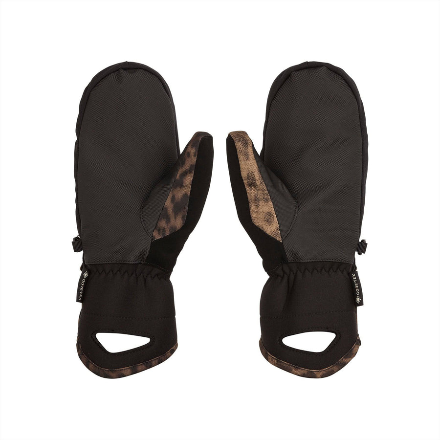2022 Volcom Womens Peep Gore-Tex Mitt in Leopard