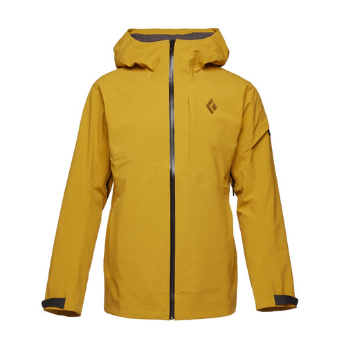 Black Diamond Mens Recon Stretch Snow Shell Jacket in Amber 2023