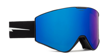 Electric Kleveland II Snow Goggle in the Matte Black Frames with a Moss Blue Lens and a Honey Bonus Lens 2023