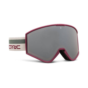 2022 Electric Kleveland Snow Goggle in Earth With a Silver Chrome Lens and a Light Green Bonus Lens
