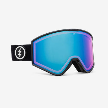 2022 Electric Kleveland+ Snow Goggle in Gloss Black With a Photochromic Rose Blue Chrome Lens