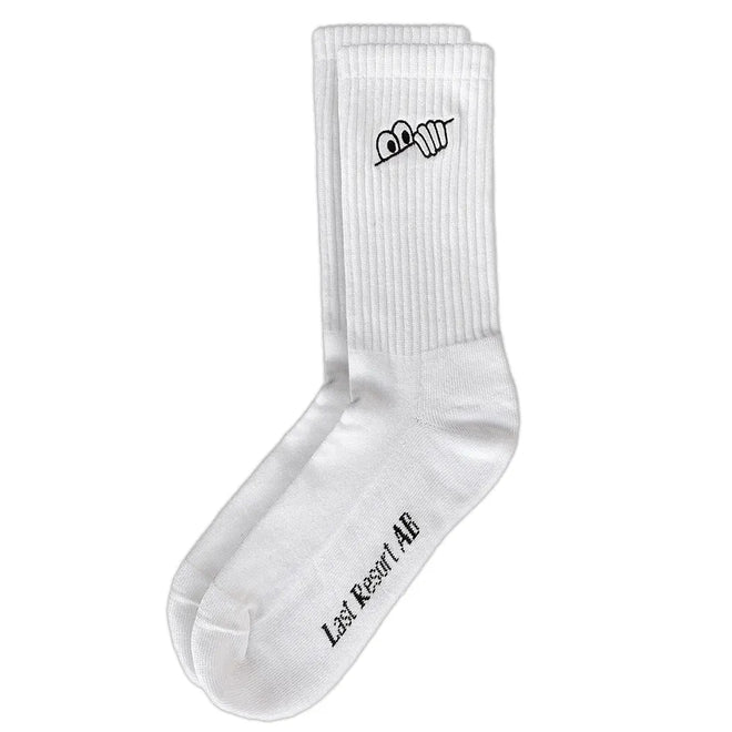 Last Resort Eye Socks in White