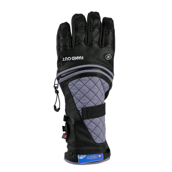 2022 Hand Out Lux Glove in Black and Grey - M I L O S P O R T