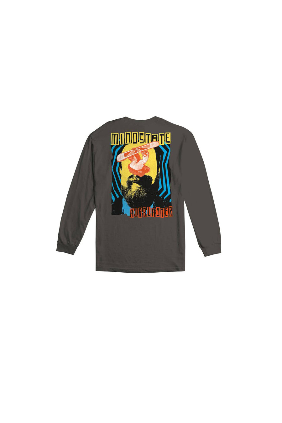 Airblaster Mentality Long Sleeve T Shirt in Charcoal 2023