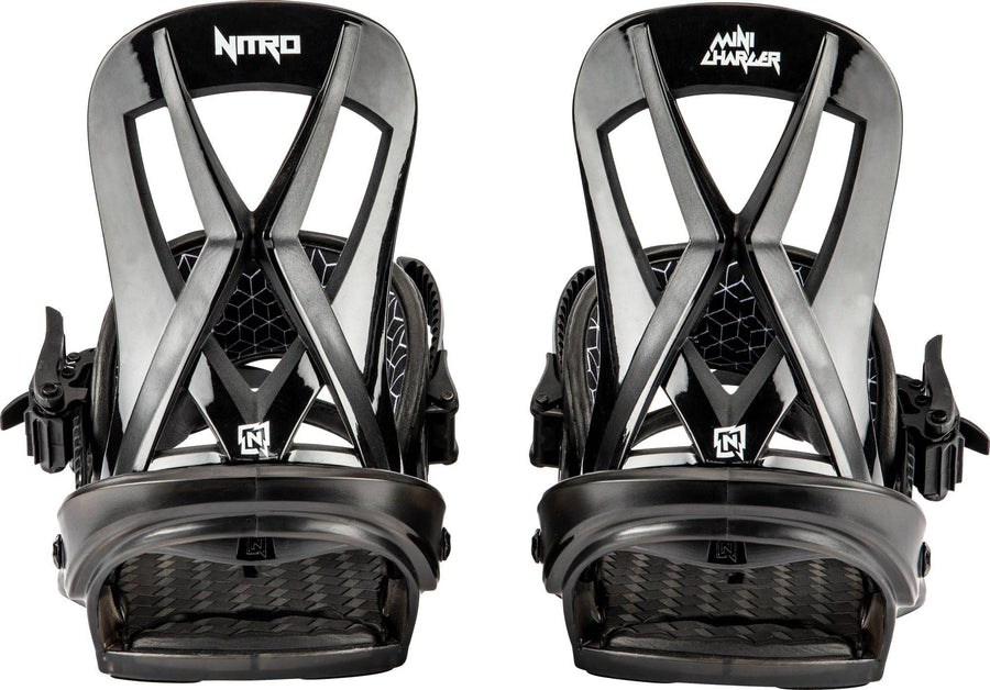 2021 Nitro Charger Mini Kids Snowboard Binding in Black