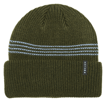 Autumn Mini Stripe In Beanie Army Green