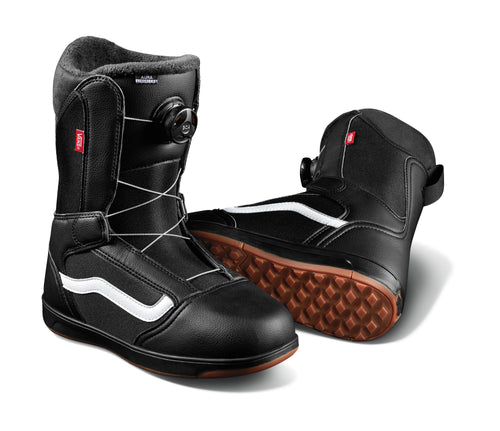 Vans Aura Linerless Snowboard Boot in Black and Gum 2023