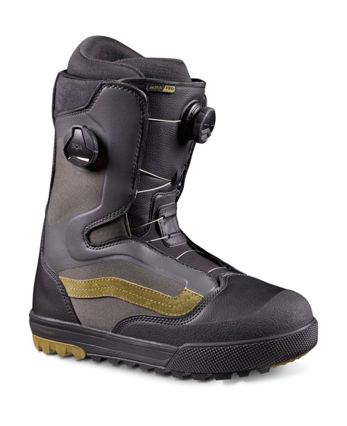 Vans Aura Pro Snowboard Boot in Black and Charcoal 2023 - M I L O S P O R T