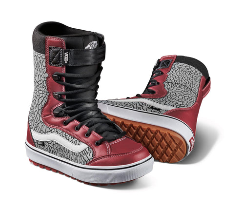 Vans Hi-Standard Linerless Dx Snowboard Boot in Chili Pepper and Black 2023 - M I L O S P O R T