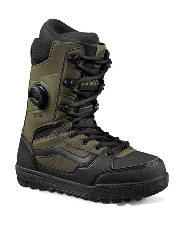 Vans Invado Pro Snowboard Boot in Grape Leaf and Black 2023