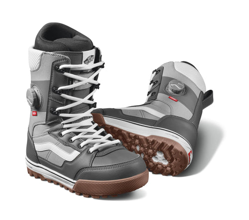 Vans Invado Pro Snowboard Boot in Gray and White 2023 - M I L O S P O R T