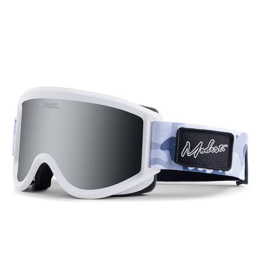 2022 Modest Team Snow Goggle in White