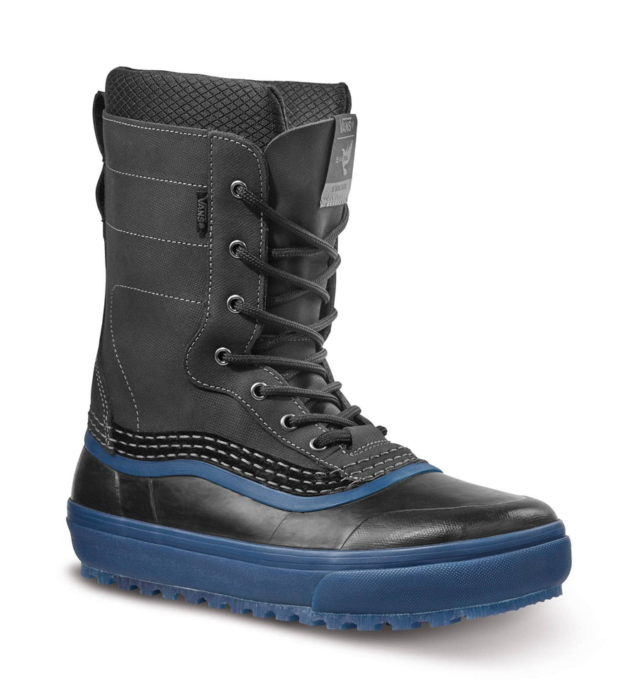 2022 Vans Standard Snow Mte Boot in Black and Blue Blake Paul Color side view