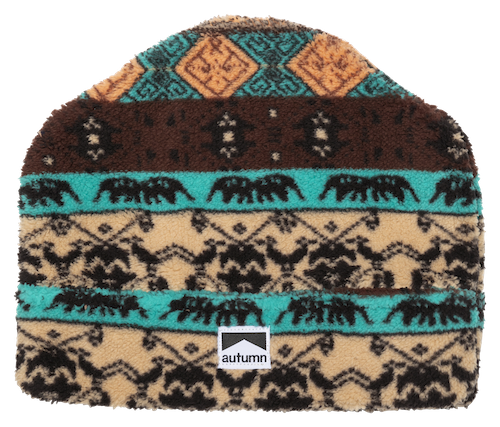 Autumn Mtn Goat Beanie In Aztec - M I L O S P O R T
