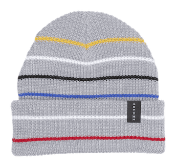 2022 Autumn Select Multi Stripe Beanie in Grey