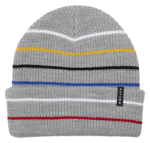 Autumn Multi Stripe In Beanie Grey - M I L O S P O R T