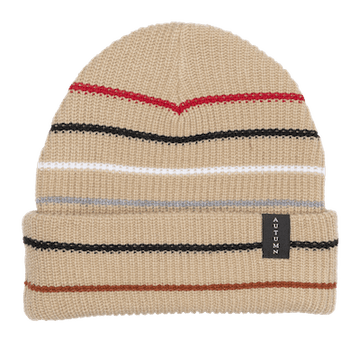 2022 Autumn Select Multi Stripe Beanie in Khaki