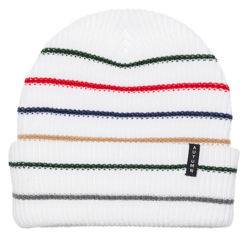 Autumn Multi Stripe In Beanie White - M I L O S P O R T