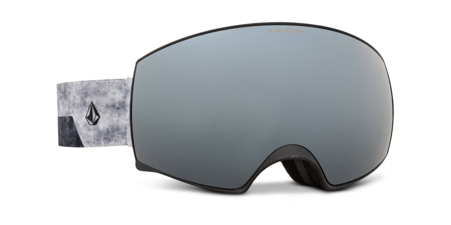 2022 Volcom Magna Snow Goggle in Acid Frames with a Silver Chrome Lens and a Yellow Bonus Lens