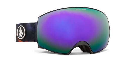 2022 Volcom Magna Snow Goggle in Storm Frames with a Purple Chrome Lens and a Yellow Bonus Lens - M I L O S P O R T