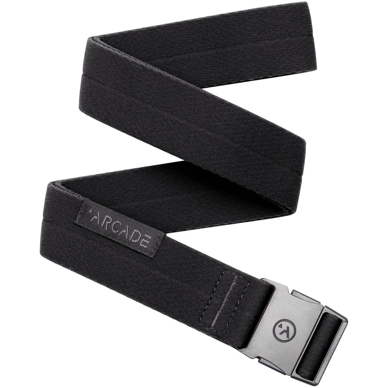 Arcade Midnighter Slim Belt in Black Noir - M I L O S P O R T
