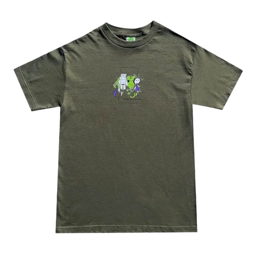 Frog Long Day Logo T Shirt in Army Green - M I L O S P O R T
