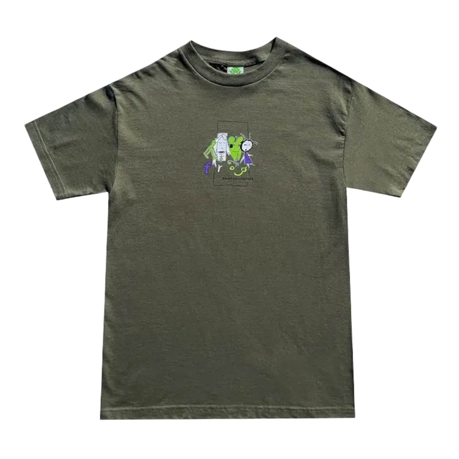 Frog Long Day Logo T Shirt in Army Green