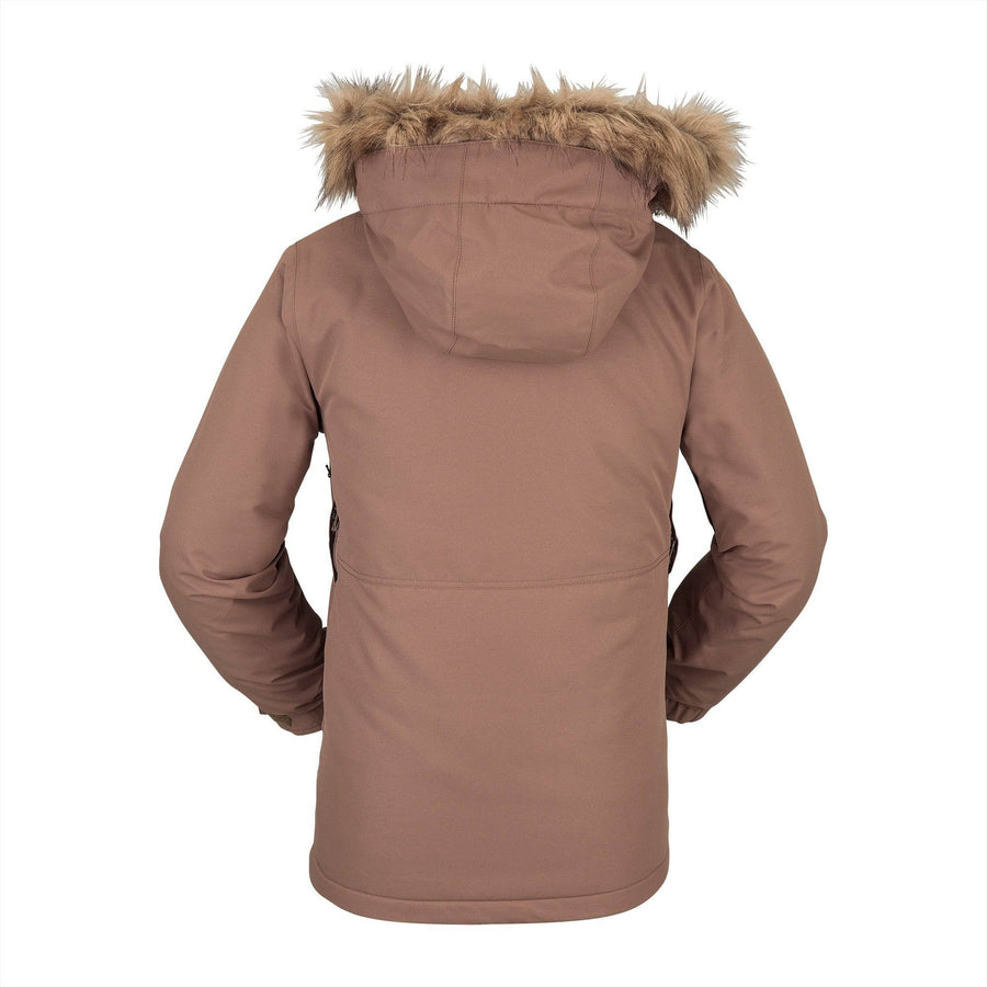 2022 Volcom Kids So Minty Insulated Jacket in Coffee