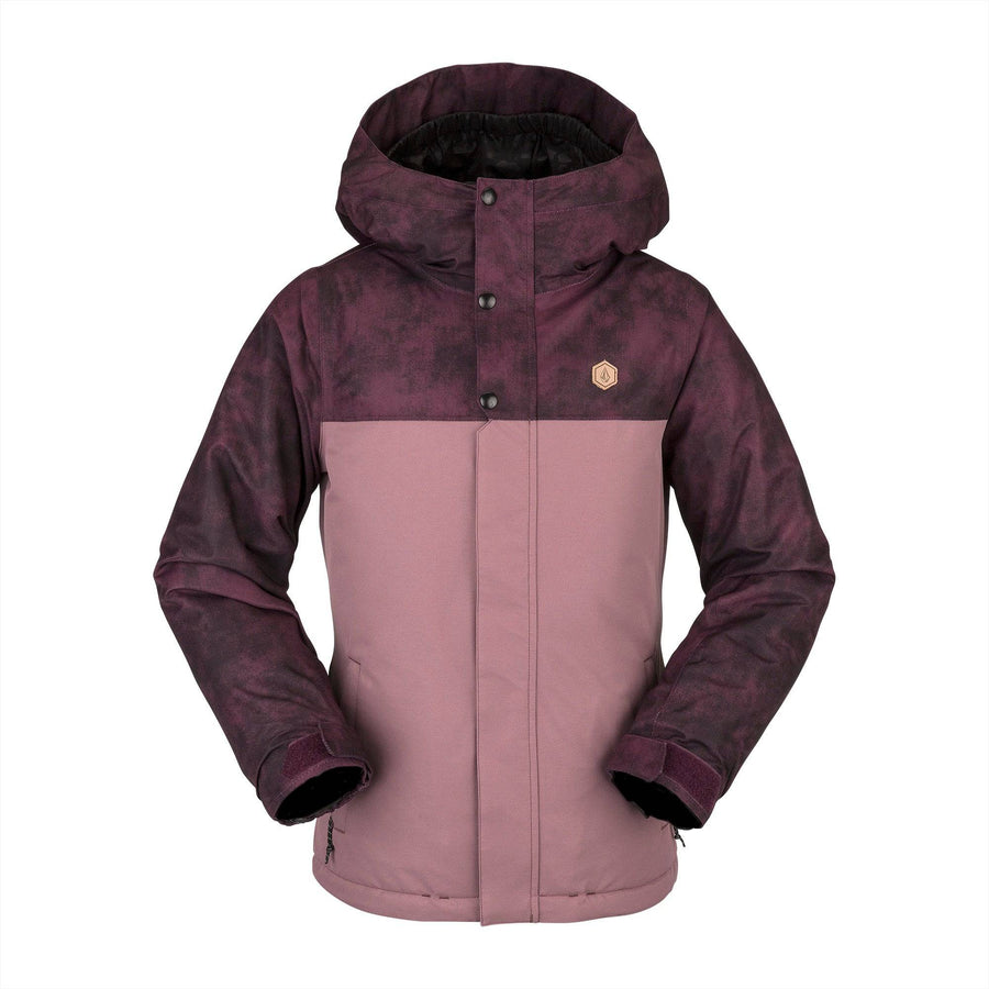 2022 Volcom Kids Westerlies Insulated Jacket in Acid Merlot